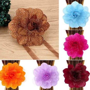 Peony Flower Curtain Clip-On Curtain Strap Tie Backs Holdbacks Curtain Curtain Accessories Decoration Polyester Straps
Peony Flower Curtain Clip-On Curtain Strap Tie Backs Holdbacks Curtain Curtain Accessories Decoration Polyester Straps