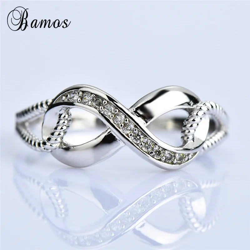 Cute Female Small Infinity Ring Unique Style Fashion 925 Silver Engagement Rings For Women Vintage Zircon Stone Wedding Ring
Cute Female Small Infinity Ring Unique Style Fashion 925 Silver Engagement Rings For Women Vintage Zircon Stone Wedding Ring