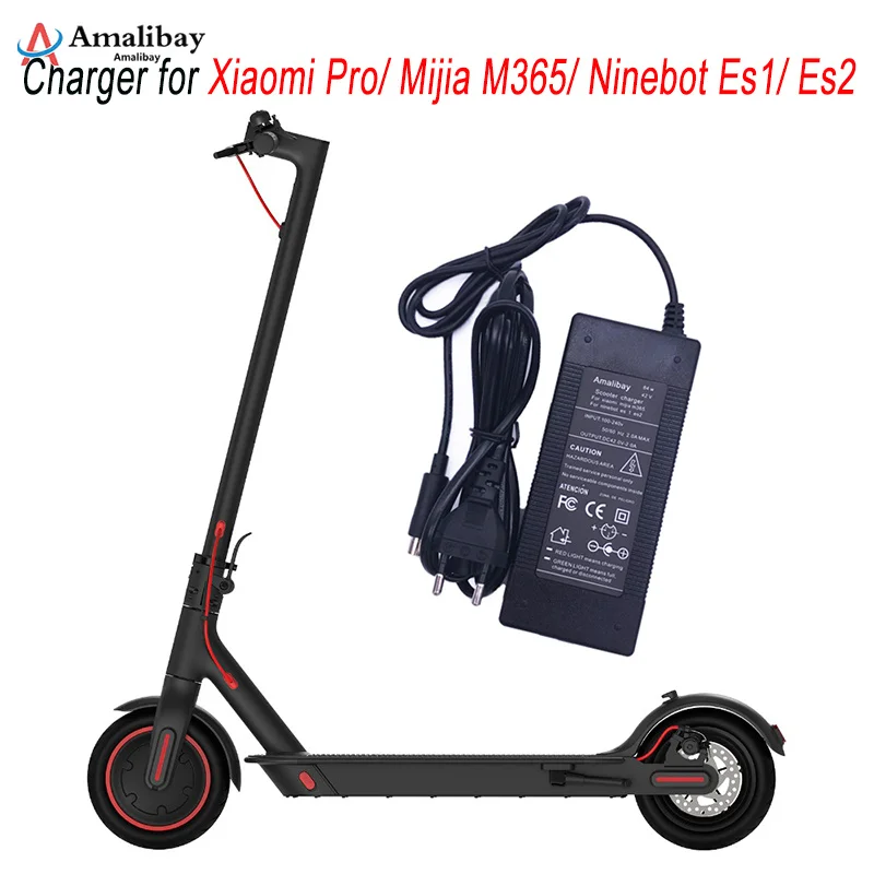 Amalibay Scooter Charger for Xiaomi Pro Mijia M365 Ninebot Es1 Es2 Adapter 42v 2A Electric Scooter Parts EU US Plug
Amalibay Scooter Charger for Xiaomi Pro Mijia M365 Ninebot Es1 Es2 Adapter 42v 2A Electric Scooter Parts EU US Plug