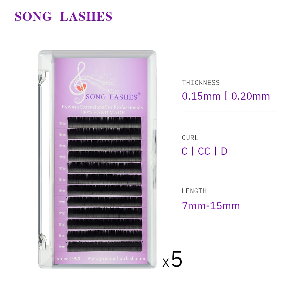 SONG LASHES Ellipse Flat False Eyelash Extensions Soft Thin Tip Flat Roots Saving Time Recommended by Technicians Five trays
SONG LASHES Ellipse Flat False Eyelash Extensions Soft Thin Tip Flat Roots Saving Time Recommended by Technicians Five trays