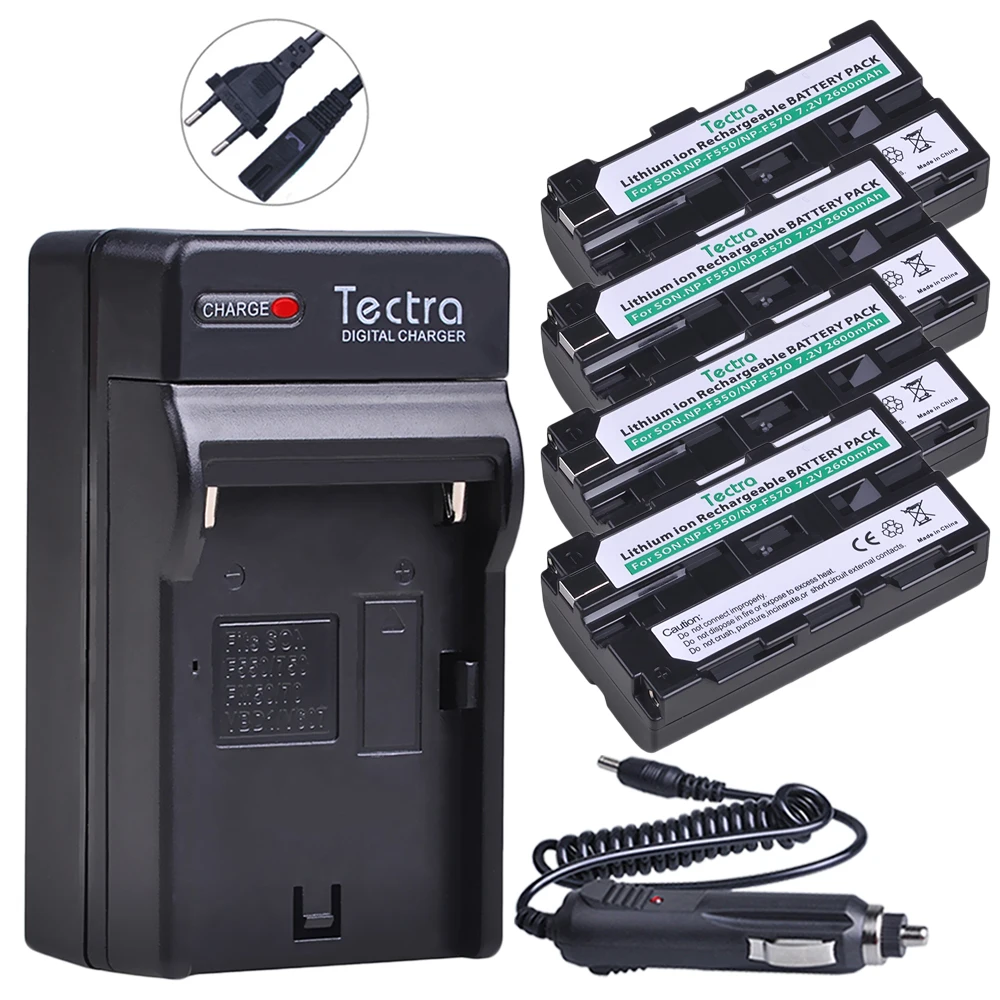 Tectra 4Pcs 2600mAh NP-F550 NP-F570 Battery for Sony CCD-SC55 CCD-TRV81 CCD-TRV90 NPF570 NP F550 Battery+Digital Charger+EU Plug
Tectra 4Pcs 2600mAh NP-F550 NP-F570 Battery for Sony CCD-SC55 CCD-TRV81 CCD-TRV90 NPF570 NP F550 Battery+Digital Charger+EU Plug