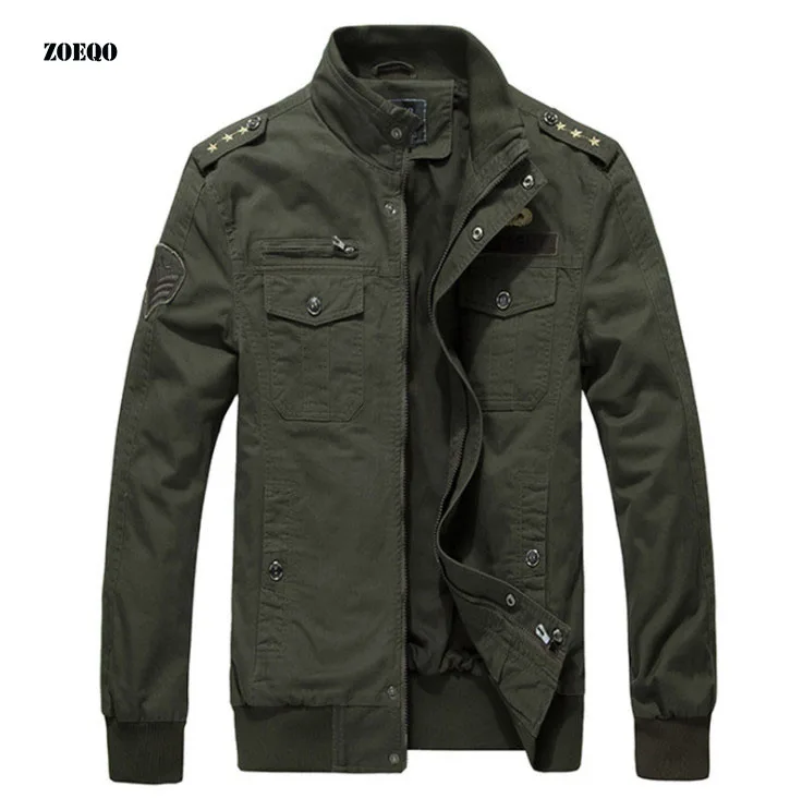 Military Jacket Men spring Autumn Jackets Male Brand Slothing Mens Bomber Jackets Plus Size M-6XL Dropshipping 
Military Jacket Men spring Autumn Jackets Male Brand Slothing Mens Bomber Jackets Plus Size M-6XL Dropshipping