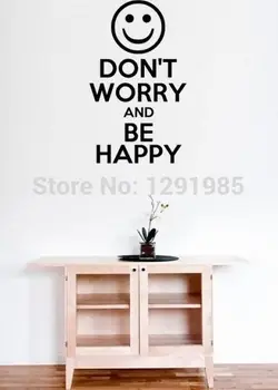'Don't Worry and Be Happy' Fantastic Wall Quote Wall Art Decal Sticker Home Decor Removable DIY wall sticker
'Don't Worry and Be Happy' Fantastic Wall Quote Wall Art Decal Sticker Home Decor Removable DIY wall sticker
