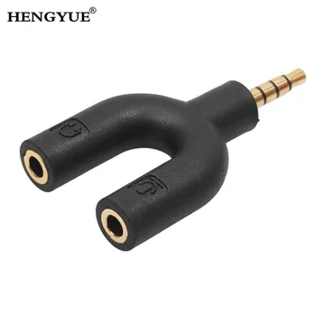 100pcs/lot Headset Adapter Kit U Shape 3.5mm Y Splitter for Audio Headphone and MIC Headset Cellphone Factory Price
100pcs/lot Headset Adapter Kit U Shape 3.5mm Y Splitter for Audio Headphone and MIC Headset Cellphone Factory Price