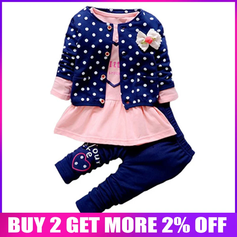 BibiCola Fashion Kid Baby Girls Clothes Set 3pcs children girls clothing set spring autumn tracksuit set for little girl clothes
BibiCola Fashion Kid Baby Girls Clothes Set 3pcs children girls clothing set spring autumn tracksuit set for little girl clothes