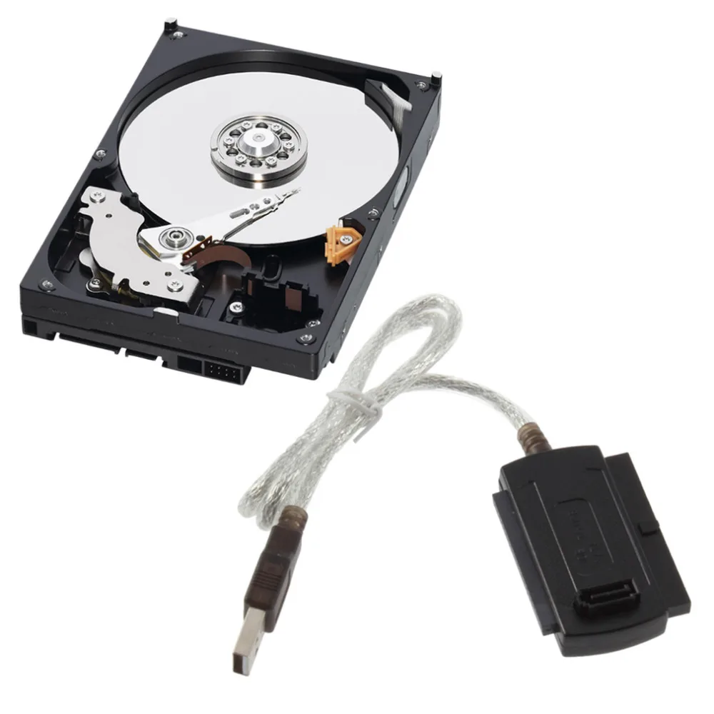 USB 2.0 to IDE SATA 5.25 S-ATA/2.5 480Mb/s Data Interface USB to IDE+SATAAdapter Cable Converter
USB 2.0 to IDE SATA 5.25 S-ATA/2.5 480Mb/s Data Interface USB to IDE+SATAAdapter Cable Converter