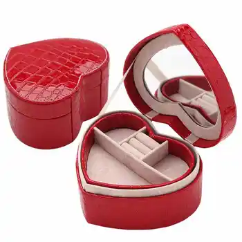 Heart Shape Jewelry Display Box Pu Leather Portable Box Gift Jewelery Storage Organizer Detachable Display Box 1Pcs
Heart Shape Jewelry Display Box Pu Leather Portable Box Gift Jewelery Storage Organizer Detachable Display Box 1Pcs