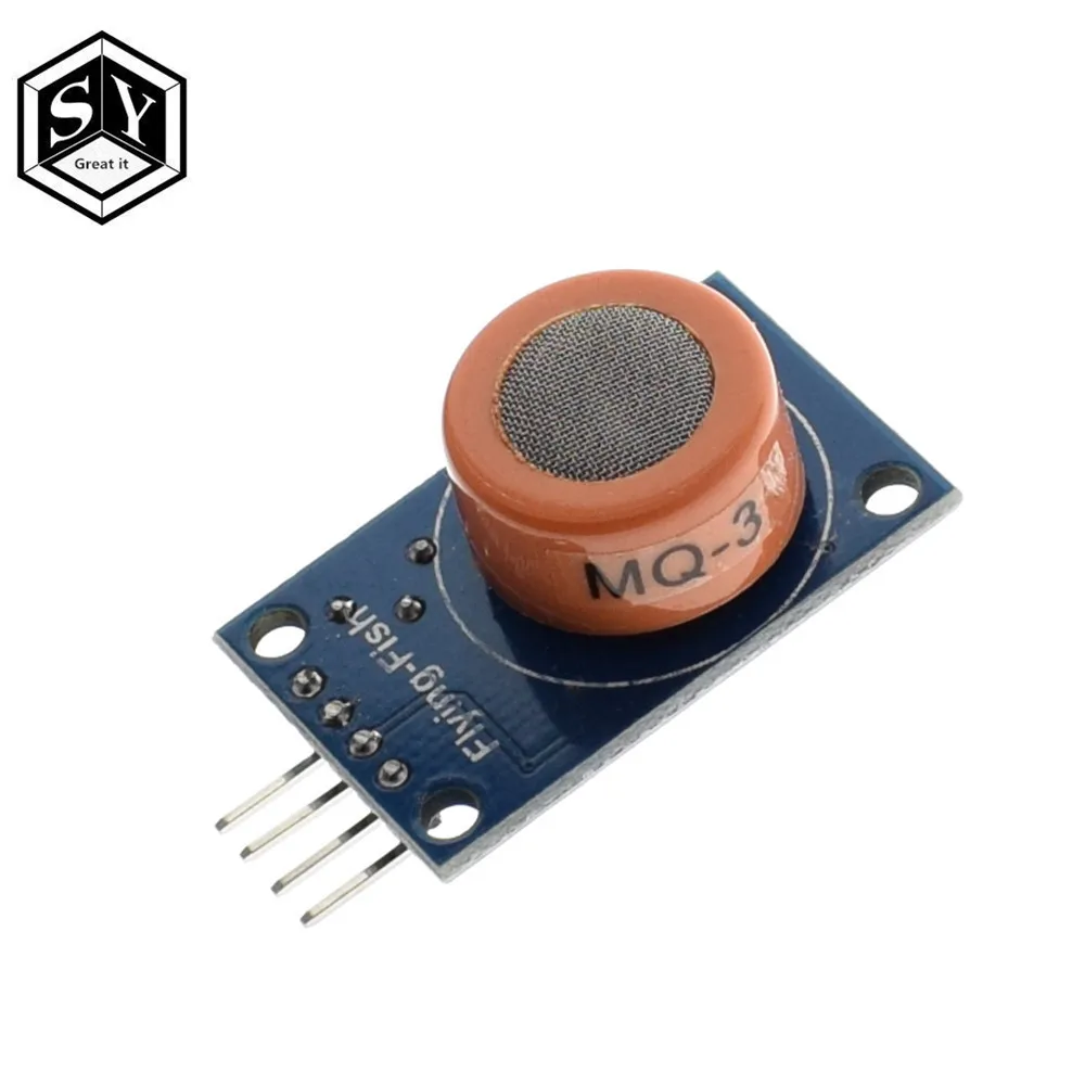 1PCS Great IT MQ-3 alcohol sensor module alcohol ethanol gas sensitive detection alarm for Arduino
1PCS Great IT MQ-3 alcohol sensor module alcohol ethanol gas sensitive detection alarm for Arduino