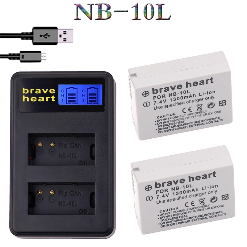 2x battery pack NB-10L NB 10L NB10L Battery +LCD Dual Charger for Canon G1X G15 G16 SX40HS SX50HS SX60HS SX40 SX50 SX60 HS
2x battery pack NB-10L NB 10L NB10L Battery +LCD Dual Charger for Canon G1X G15 G16 SX40HS SX50HS SX60HS SX40 SX50 SX60 HS