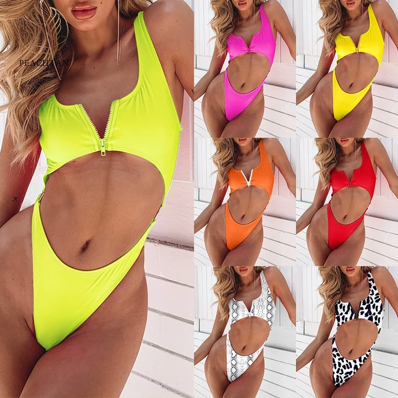 Peachtan Sexy bodysuits one piece swimsuit female Push up zipper swimwear women bathing suit Hollow out high cut bikini 2019 XL
Peachtan Sexy bodysuits one piece swimsuit female Push up zipper swimwear women bathing suit Hollow out high cut bikini 2019 XL