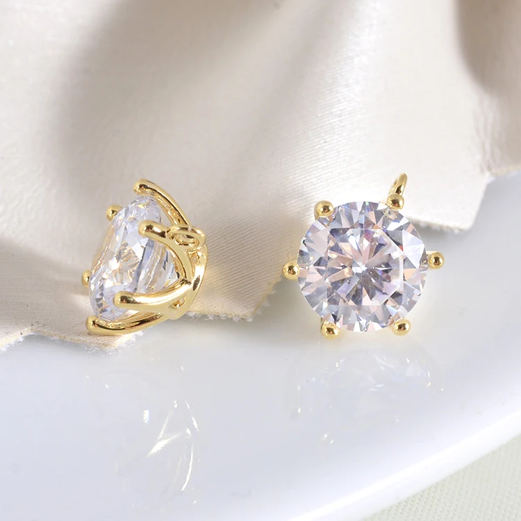 (31977)4PCS 7MM 24K Champagne Gold Color Brass with Zircon Round Zircon Charms Pendants High Quality Jewelry Accessories
(31977)4PCS 7MM 24K Champagne Gold Color Brass with Zircon Round Zircon Charms Pendants High Quality Jewelry Accessories
