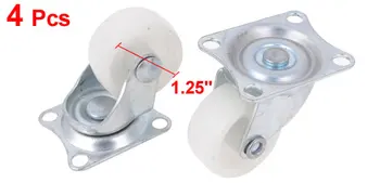 4 Pcs White 1.25" Single Wheel Light Duty Swivel Plate Plastic Rectangle Top Plate Move Flexible Light Duty Caster Wheel
4 Pcs White 1.25" Single Wheel Light Duty Swivel Plate Plastic Rectangle Top Plate Move Flexible Light Duty Caster Wheel