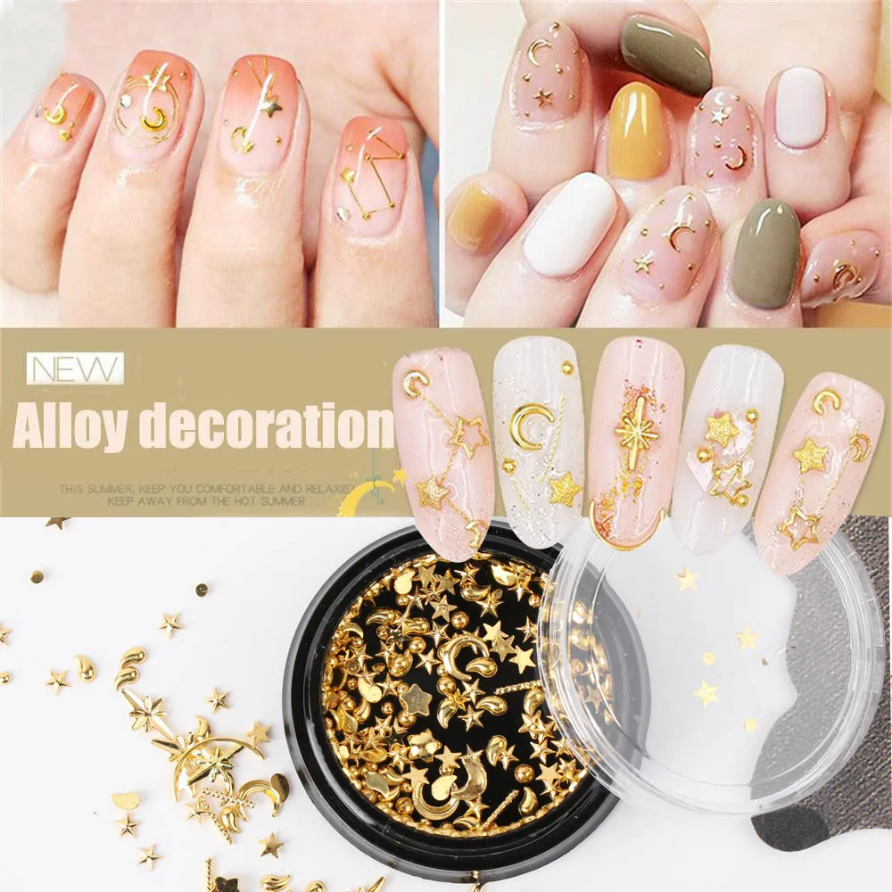 1 Box 3D Paillette Flakes Metallic Star/Moon Mixed Patterns Nail Sequins Art Glitters DIY Beauty Manicure Nail Decoration
1 Box 3D Paillette Flakes Metallic Star/Moon Mixed Patterns Nail Sequins Art Glitters DIY Beauty Manicure Nail Decoration