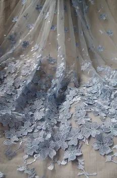 5yards 3D lace fabric with flowers, bridal lace fabric, blue lace fabric for haute couture dress, mesh lace fabric 3D flowers
5yards 3D lace fabric with flowers, bridal lace fabric, blue lace fabric for haute couture dress, mesh lace fabric 3D flowers