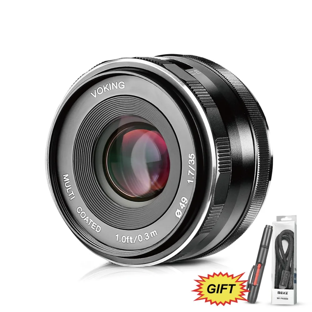 Voking VK-35mm F1.7 Manual Focus Lens for Olympus Micro 4/3 EM10/EM5/EM1/EP5/EPL3 and Panasonic G7/6/5/4/3+Free Gift
Voking VK-35mm F1.7 Manual Focus Lens for Olympus Micro 4/3 EM10/EM5/EM1/EP5/EPL3 and Panasonic G7/6/5/4/3+Free Gift