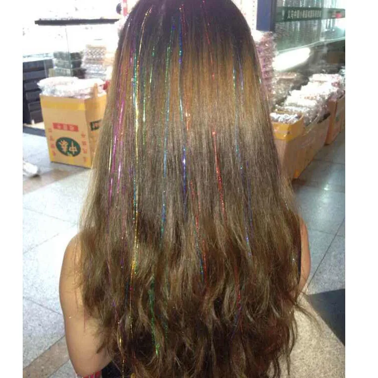 Fashion Sexy 8 Colors Hair Tinsel Sparkle Glitter Extensions Highlights False Hair Strands Party Accessories
Fashion Sexy 8 Colors Hair Tinsel Sparkle Glitter Extensions Highlights False Hair Strands Party Accessories