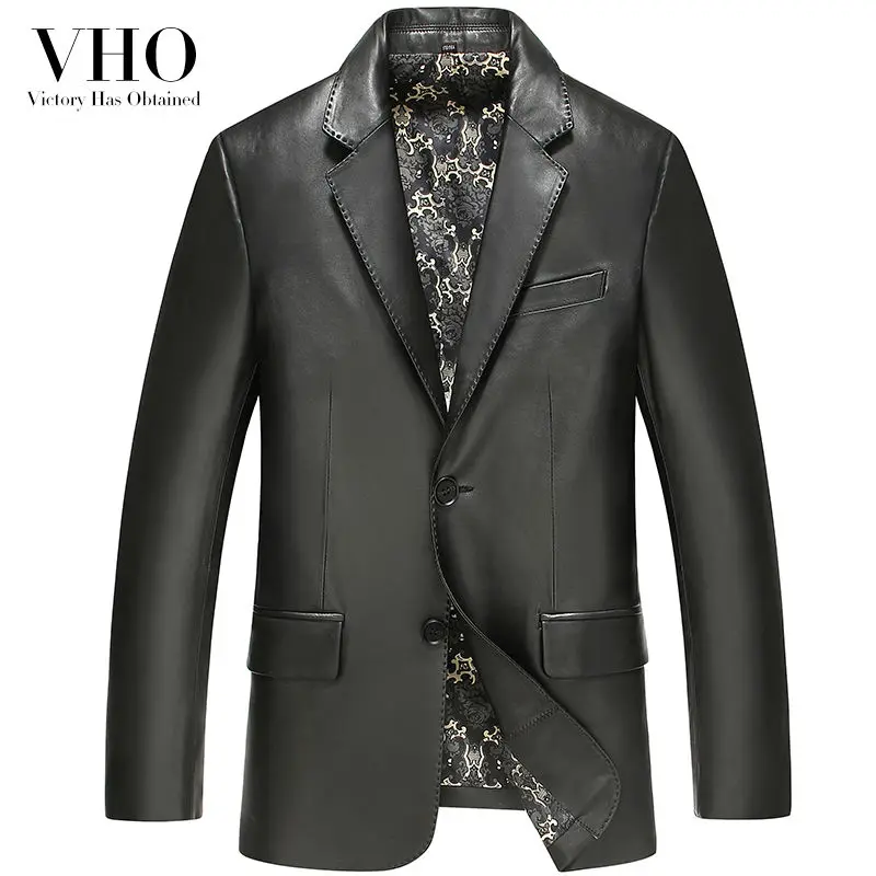 VHO men genuine leather jackets outerwear fashion casual turn-down collar slim regular leather suit real sheepskin leather coats
VHO men genuine leather jackets outerwear fashion casual turn-down collar slim regular leather suit real sheepskin leather coats