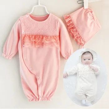 New Fall Winter Baby Girl Cotton Lace Jumpsuit Rompe Overall with Cap White Sleeping Bag Infant Clothes Born Gift 3m 6m 9m
New Fall Winter Baby Girl Cotton Lace Jumpsuit Rompe Overall with Cap White Sleeping Bag Infant Clothes Born Gift 3m 6m 9m