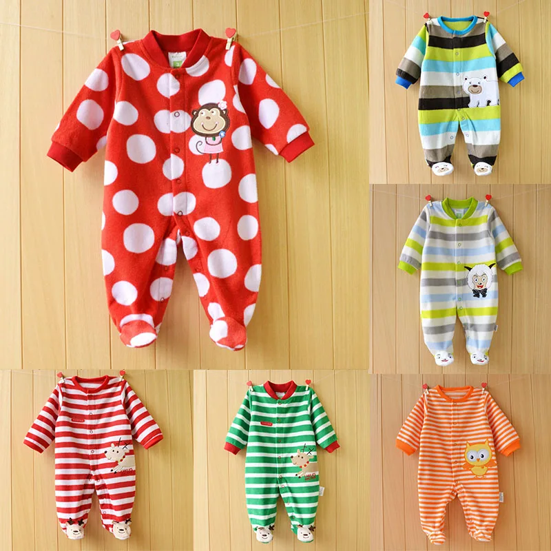 Unisex Newborn Baby Clothes Striped Polka Dots Baby Rompers Polar Fleece Newborn Boys Jumpsuits Animal Style Baby Girl Romper
Unisex Newborn Baby Clothes Striped Polka Dots Baby Rompers Polar Fleece Newborn Boys Jumpsuits Animal Style Baby Girl Romper