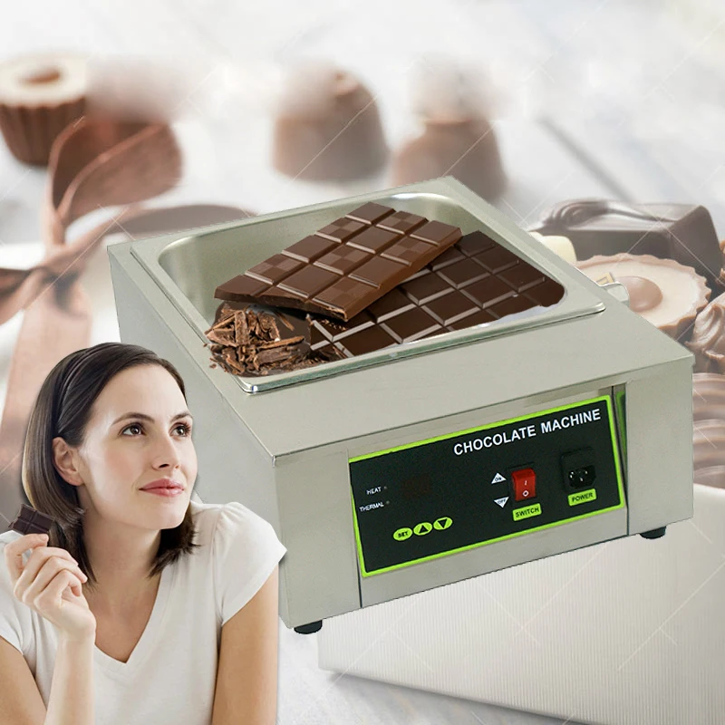 ITOP Electric Chocolate Melting Machine Stainless Steel Commercial Chocolate Melting Pot 8KG Capacity 1 Lattices
ITOP Electric Chocolate Melting Machine Stainless Steel Commercial Chocolate Melting Pot 8KG Capacity 1 Lattices