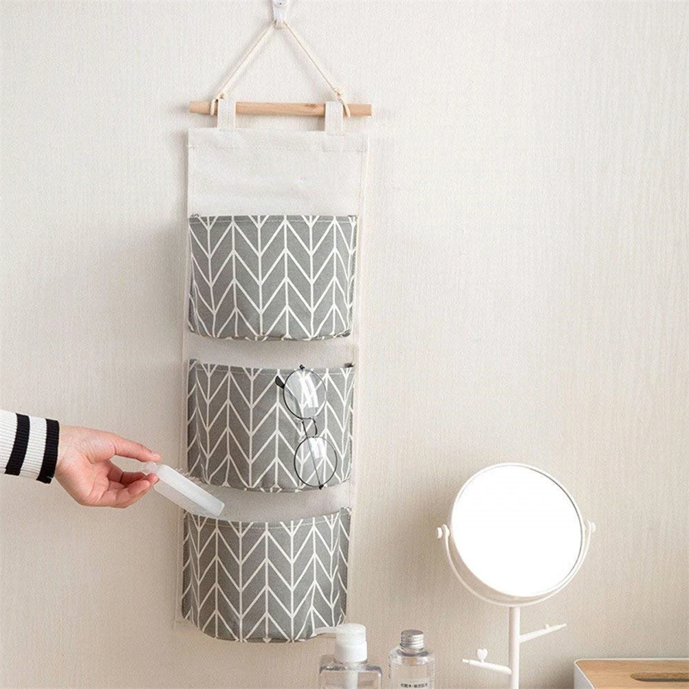 Practical 3 Pockets Waterproof Wall Door Hanging Storage Bag Door Closet Linen Fabric Organizer Pouch Decor For Home Bedroom
Practical 3 Pockets Waterproof Wall Door Hanging Storage Bag Door Closet Linen Fabric Organizer Pouch Decor For Home Bedroom