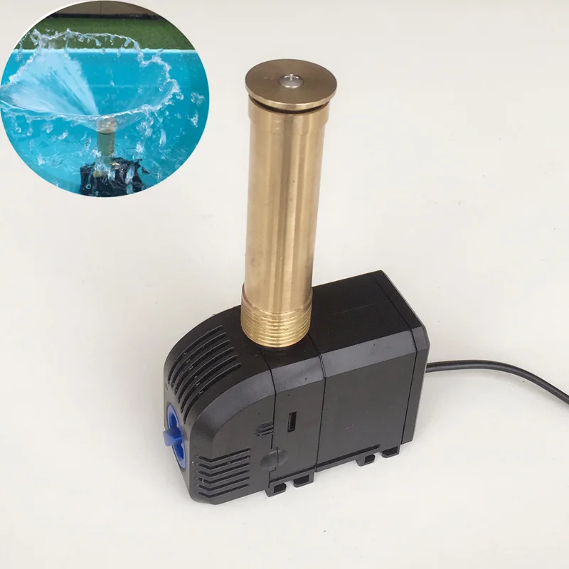 New Fountain Head Set 8W 20W Multi-Function Submersible Water Pump With Brass Fountain Nozzles
New Fountain Head Set 8W 20W Multi-Function Submersible Water Pump With Brass Fountain Nozzles