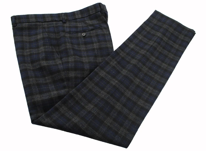 2018 New style Custom Made high quality woolen navy grey plaid tweed pants tailored made British style business men pants
2018 New style Custom Made high quality woolen navy grey plaid tweed pants tailored made British style business men pants