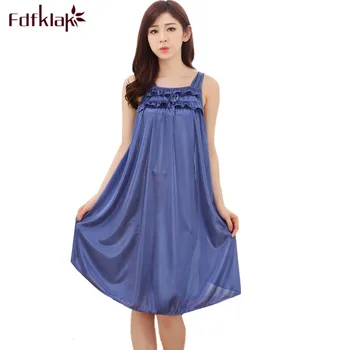 Fdfklak Sexy Faux Silk Dresses for Pregnant Women Sleeveless Maternity Dresses Summer Nightgowns Pregnancy Night Dress Female
Fdfklak Sexy Faux Silk Dresses for Pregnant Women Sleeveless Maternity Dresses Summer Nightgowns Pregnancy Night Dress Female