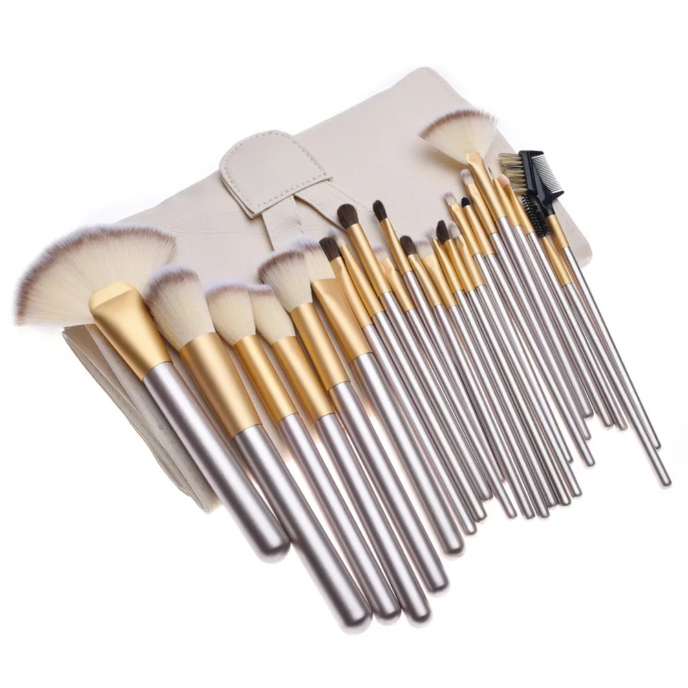 24 Pcs Professional Multi-Function Makeup Brush Set Powder Frost Shadow High Gloss Eyeshadow Lip Tool Combination Pedzle
24 Pcs Professional Multi-Function Makeup Brush Set Powder Frost Shadow High Gloss Eyeshadow Lip Tool Combination Pedzle