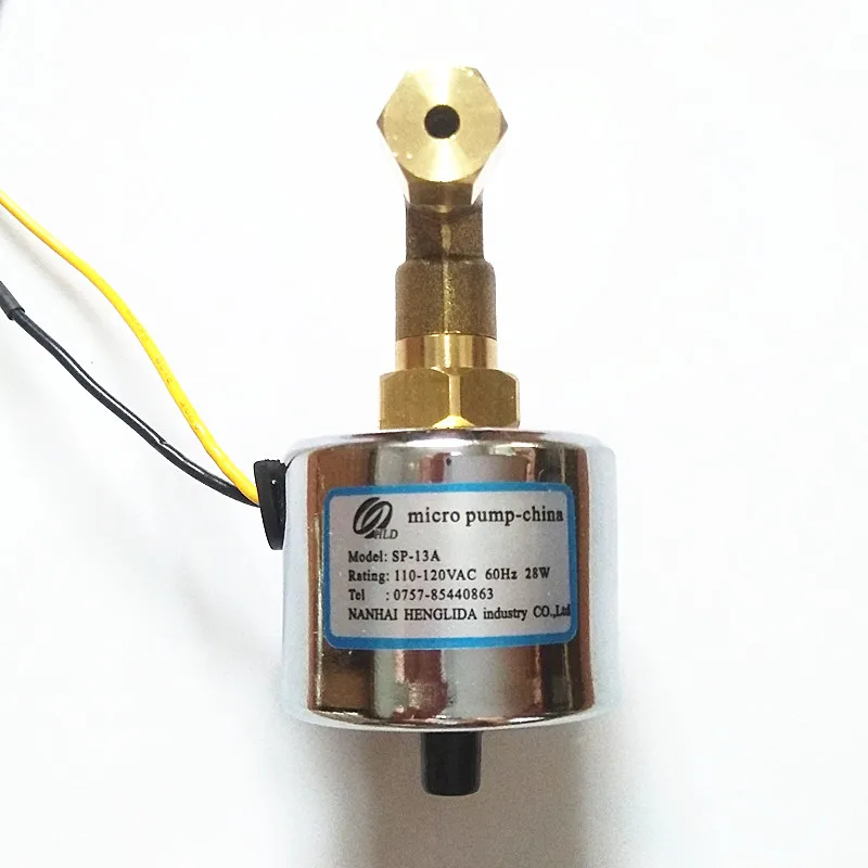 SP-13A steam cleaner high pressure electromagnetic pump voltage 110-120 / 220-240VAC 50Hz power 28W
SP-13A steam cleaner high pressure electromagnetic pump voltage 110-120 / 220-240VAC 50Hz power 28W