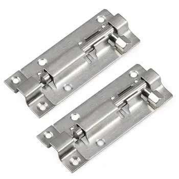 2PCS 3 Inches Barrel Bolt Latch Stainless Steel Sliding Bolt Lock Safety Security Home Anti-Theft Guard Bolts Action Hardware
2PCS 3 Inches Barrel Bolt Latch Stainless Steel Sliding Bolt Lock Safety Security Home Anti-Theft Guard Bolts Action Hardware