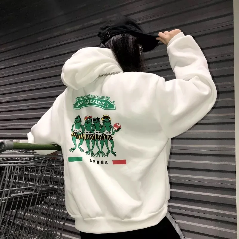 2018 harajuku Women Hoodies casual Sweatshirts boys pepe Hoodie frog pullover black blue warm Clothes plus size woman lady cheap
2018 harajuku Women Hoodies casual Sweatshirts boys pepe Hoodie frog pullover black blue warm Clothes plus size woman lady cheap
