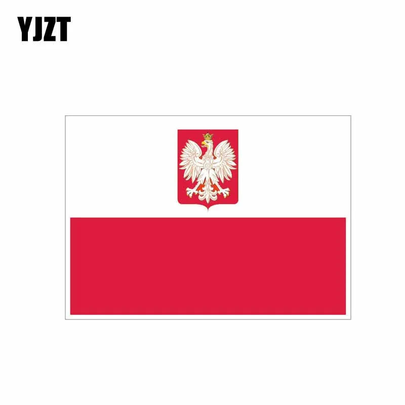 YJZT 11.4CM*7.9CM Personality POLAND Flag Decal Funny Motorcycle Car Sticker PVC 6-0442
YJZT 11.4CM*7.9CM Personality POLAND Flag Decal Funny Motorcycle Car Sticker PVC 6-0442