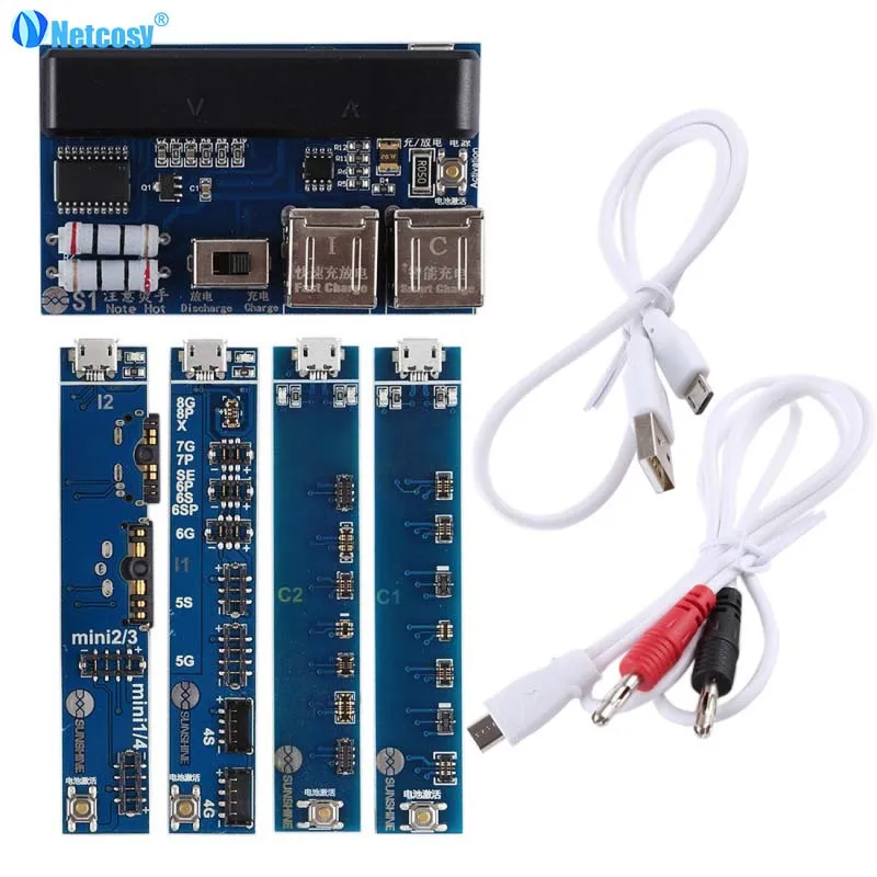 Netcosy Professional Universal Deciated Power Current Test Cable Battery Activation Charge Board for iPhone for android phone
Netcosy Professional Universal Deciated Power Current Test Cable Battery Activation Charge Board for iPhone for android phone