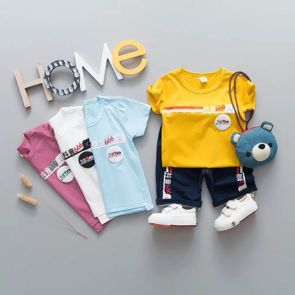 ZWXLHH 2019 Summer Baby Boys Clothing Sets Children Toddler Shorts Set Cotton t Shirt + Shorts Suit Infant Kids Clothes Suit
ZWXLHH 2019 Summer Baby Boys Clothing Sets Children Toddler Shorts Set Cotton t Shirt + Shorts Suit Infant Kids Clothes Suit
