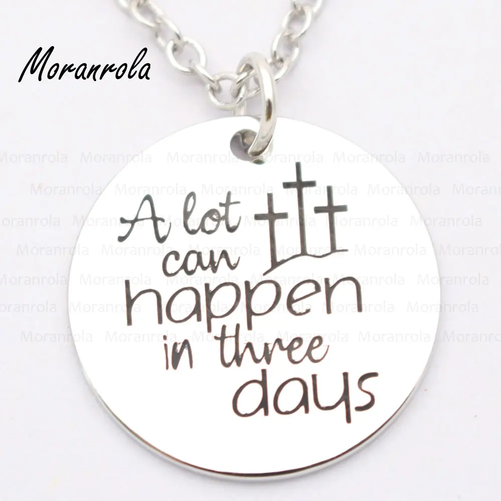 New arried "A lot can happen in three days"Copper necklace Keychain,charm Hand stamped Jewelry Easter Christian necklace
New arried "A lot can happen in three days"Copper necklace Keychain,charm Hand stamped Jewelry Easter Christian necklace