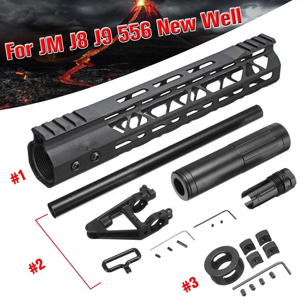 Metal Fishbone Upgrade Material Hand Guard For JinMing Gen8 Gen9 556 ame Water Gel Ball Blasters Toy Guns Replacement Accessorie
Metal Fishbone Upgrade Material Hand Guard For JinMing Gen8 Gen9 556 ame Water Gel Ball Blasters Toy Guns Replacement Accessorie