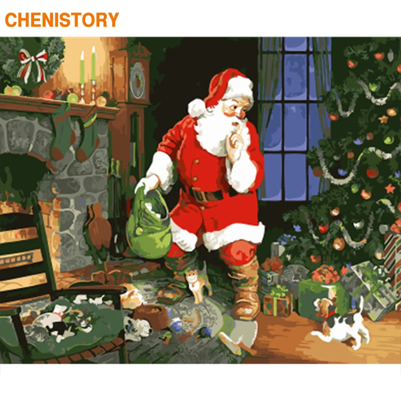 CHENISTORY Frame Christmas Picture DIY Painting By Numbers Acrylic Handpainted Oil Painting For Home Wall Art Picture 60x75cm
CHENISTORY Frame Christmas Picture DIY Painting By Numbers Acrylic Handpainted Oil Painting For Home Wall Art Picture 60x75cm