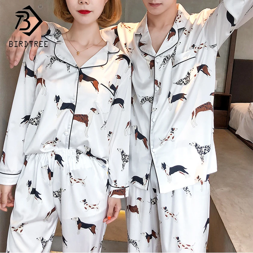 2018 Autumn New Arrival Women Fashion Pajamas Two Piece Sets Sweet Dog Print Slim Tops And Long Pants Female Suit Hots S80010Q
2018 Autumn New Arrival Women Fashion Pajamas Two Piece Sets Sweet Dog Print Slim Tops And Long Pants Female Suit Hots S80010Q