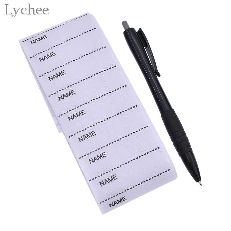 Lychee 100pcs Iron On Name Labels White Washable Name Labels Garment Fabric Tags School Clothes Name Marker Sewing Accessories
Lychee 100pcs Iron On Name Labels White Washable Name Labels Garment Fabric Tags School Clothes Name Marker Sewing Accessories