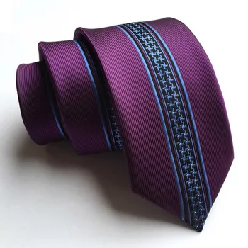 6cm Fashion Narrow Skinny Tie Designer Panel Necktie Purple with Blue Stripes Geometric Ties
6cm Fashion Narrow Skinny Tie Designer Panel Necktie Purple with Blue Stripes Geometric Ties