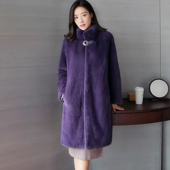 Denmark Mink Whole Fur Women Long Coat with Collar Winter Thick Slim Warm Female Mink Fur Jacket
Denmark Mink Whole Fur Women Long Coat with Collar Winter Thick Slim Warm Female Mink Fur Jacket