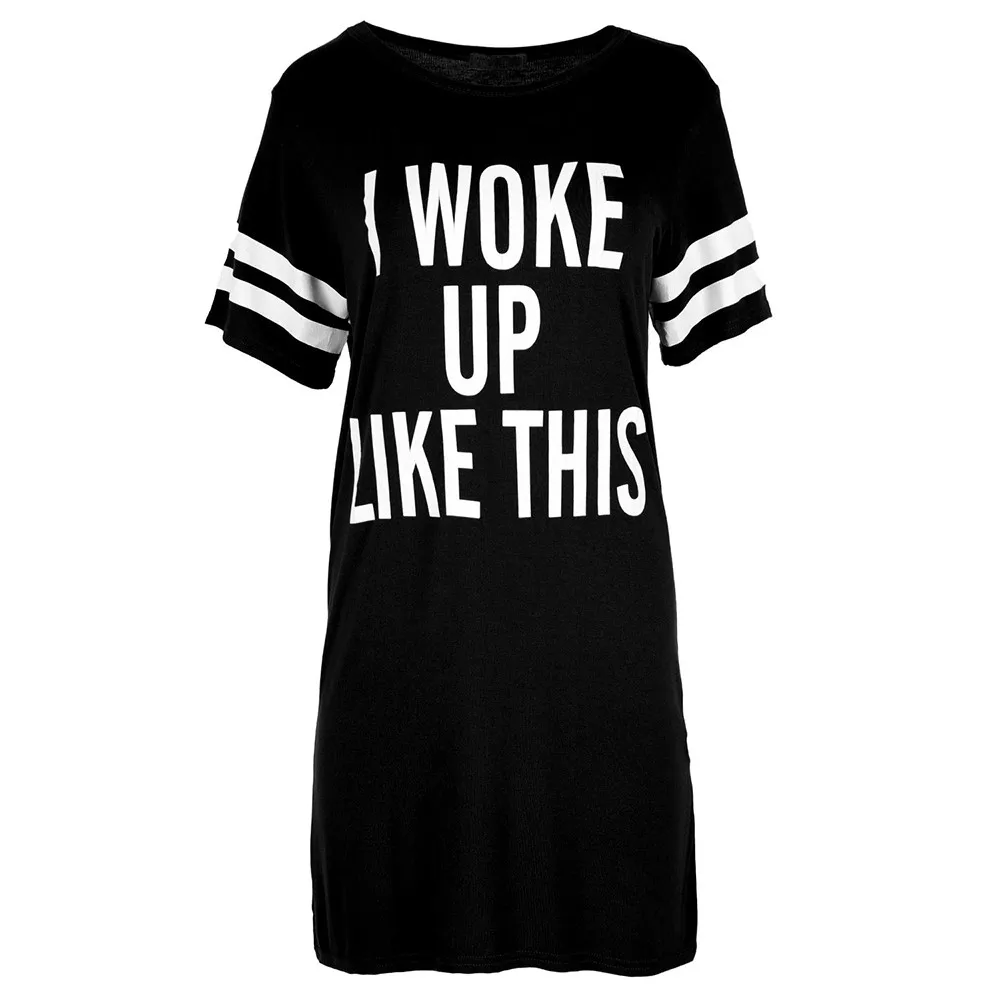 JAYCOSIN Fashion Women Ladies Oversized T-Shirt I Woke Up Like This Top Baggy Tunic Night Little Fresh Dress Plus Size 2019 A#
JAYCOSIN Fashion Women Ladies Oversized T-Shirt I Woke Up Like This Top Baggy Tunic Night Little Fresh Dress Plus Size 2019 A#