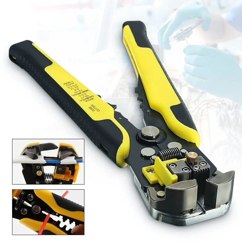Professional Multifunctional Automatic Wire Striper Cutter Stripper Crimper Pliers Terminal Tool Hand Tools
Professional Multifunctional Automatic Wire Striper Cutter Stripper Crimper Pliers Terminal Tool Hand Tools