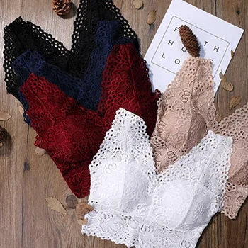 Seamless Padded Push Up Bra Wire Free Sexy Lingerie Underwear Women Deep V Lace Bralette
Seamless Padded Push Up Bra Wire Free Sexy Lingerie Underwear Women Deep V Lace Bralette