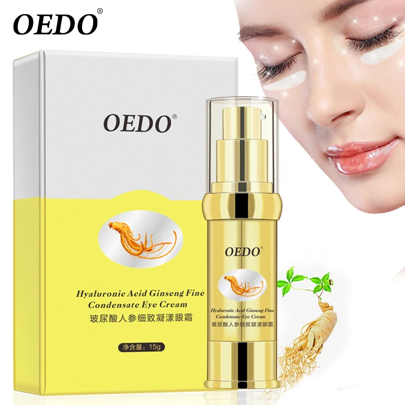 OEDO Hyaluronic Acid Ginseng Condensate Eye Cream Delicate Bright Smooth Extract Anti-Puffiness Dark Circle Serum 15g
OEDO Hyaluronic Acid Ginseng Condensate Eye Cream Delicate Bright Smooth Extract Anti-Puffiness Dark Circle Serum 15g