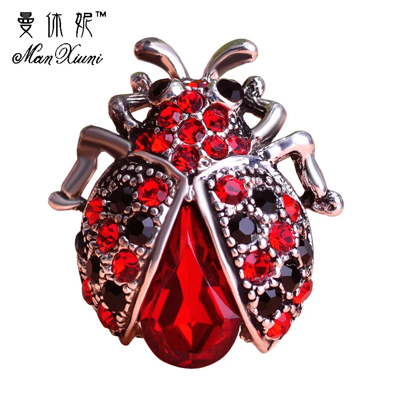 Manxiuni Vintage Red Ladybug Brooches For Woman Kids Suit Hats Scarf Beatles Brooch Clip Pins Insects Jewelry Small Size Corsage
Manxiuni Vintage Red Ladybug Brooches For Woman Kids Suit Hats Scarf Beatles Brooch Clip Pins Insects Jewelry Small Size Corsage