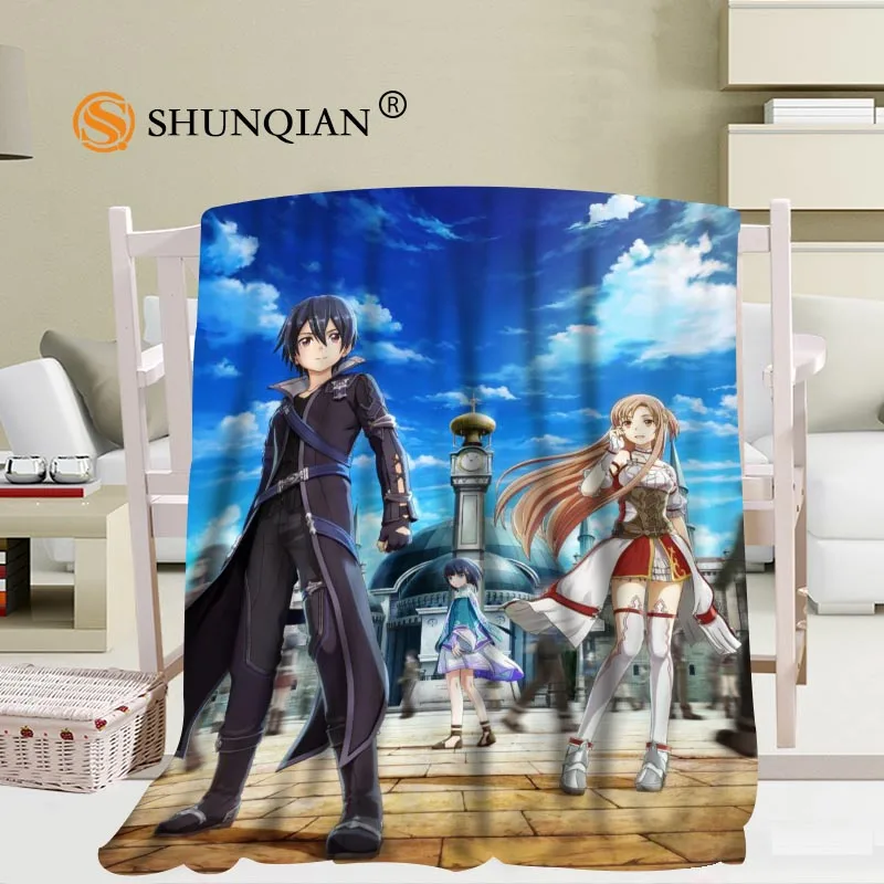 Custom Sword Art Online Blanket Manta Falafel Blanket Sofa/Bed/Plane Travel Plaids Bedding Set 56x80inch 50X60inch 40X50inch
Custom Sword Art Online Blanket Manta Falafel Blanket Sofa/Bed/Plane Travel Plaids Bedding Set 56x80inch 50X60inch 40X50inch