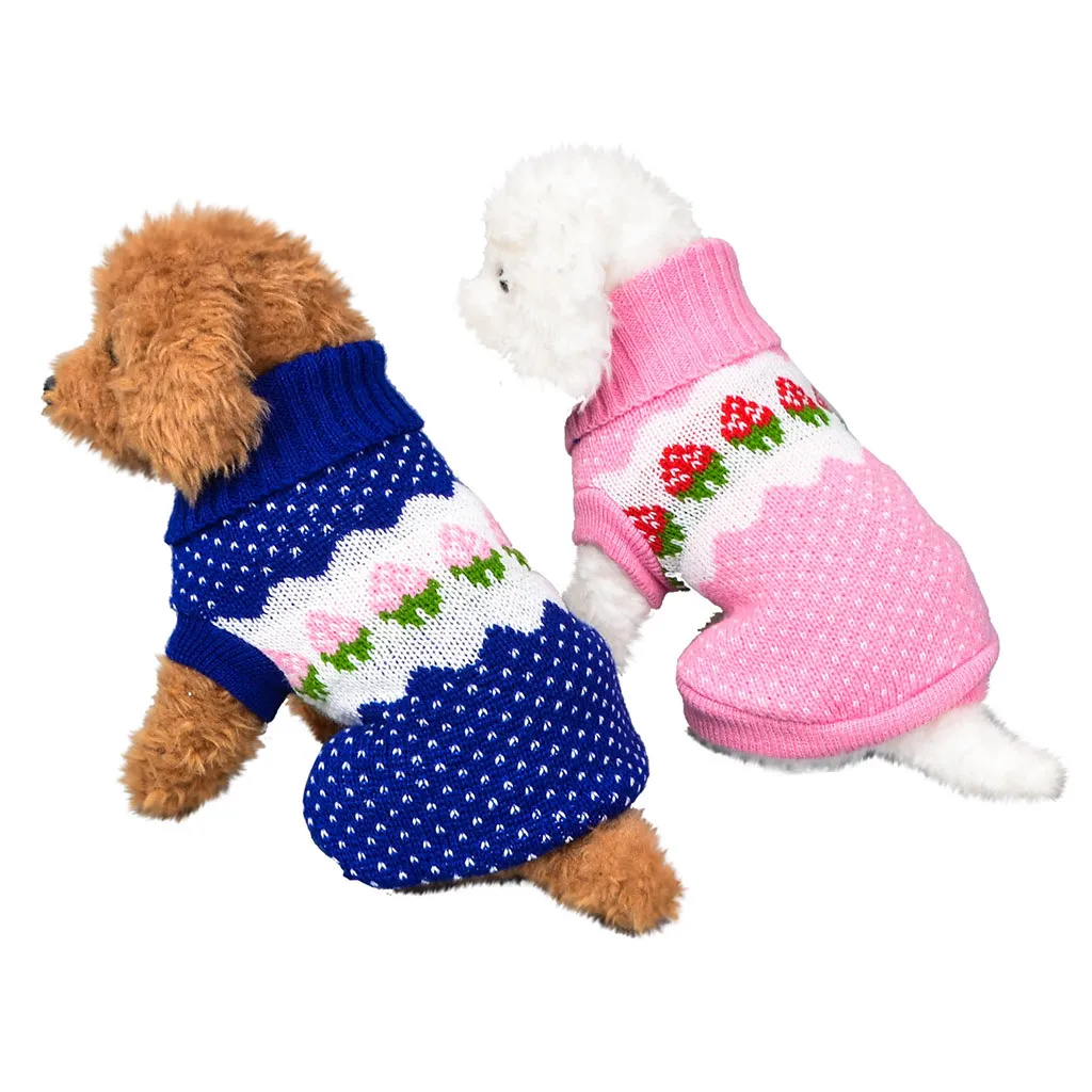 Dog Clothing Pet Dog Cat Winter Warm Turtleneck Strawberry Sweater Costume Apparel Ropa De Perro Yorkshire Terrier Bulldog
Dog Clothing Pet Dog Cat Winter Warm Turtleneck Strawberry Sweater Costume Apparel Ropa De Perro Yorkshire Terrier Bulldog