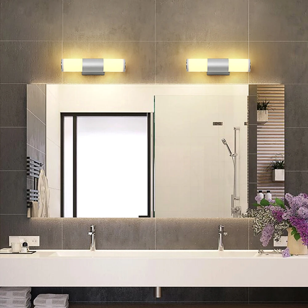 LED Bar Wall Lamp Sconce Makeup Mirror Vanity Light 12W 16W 22W Indoor Stair Bathroom Fixtures Dressing Room Bedroom Wall Light
LED Bar Wall Lamp Sconce Makeup Mirror Vanity Light 12W 16W 22W Indoor Stair Bathroom Fixtures Dressing Room Bedroom Wall Light